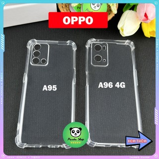 Ốp Oppo A95 / A96 Bảo Vệ Cam, Chống Sốc, Trong Suốt, Silicon