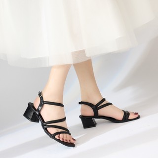 Giày cao gót mwc g044 - sandal cao gót quai ngang chéo kiểu dáng basic dễ phối đồ