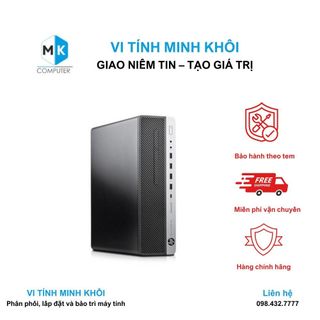 Barebone hp elitedesk 600 g4 sff, main q370, chạy cpu thế hệ 8, bảo hành 1 tháng