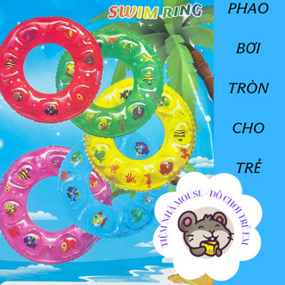Phao Bơi Tròn Cho Bé - SIZE 60cm / 70cm - Nhiều Màu - Phao Bơi Trẻ Em