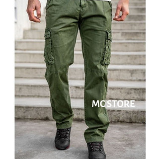 Quần Dài Quần Kaki Túi Hộp Dày Cho Ngoài Trời Kiểu Lính Phong Cách Lịch Lãm MC VIP999