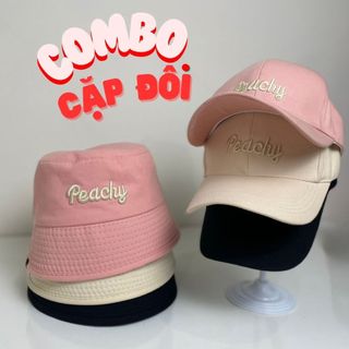Mũ Lưỡi Trai Và Mũ Bucket Heart Đội Đôi Đội Cặp Couple Chất Vải Kaki Cao Cấp Form Unisex Nam Nữ