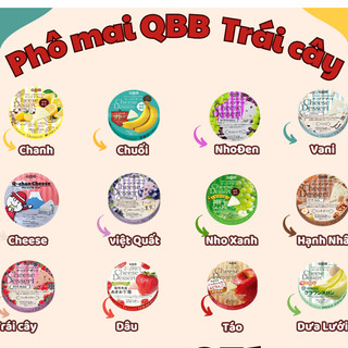 Phô mai ngọt vị trái cây QBB Nhật Bản