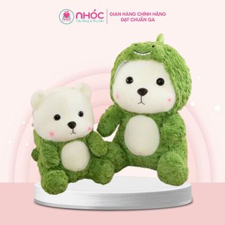 Thú bông gấu Lena cosplay khủng long bông cao cấp - NHÓC