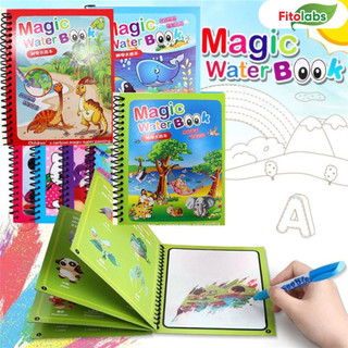 Tranh tô màu nước ma thuật không dính bẩn tay chân nhiều chủ đề cho bé