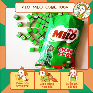 (Gói 100viên) Kẹo Milo Cube Nestle chính hãng ( viên 2,75g), kẹo milo gói 100viên, Ăn Vặt Nhà Mầm.