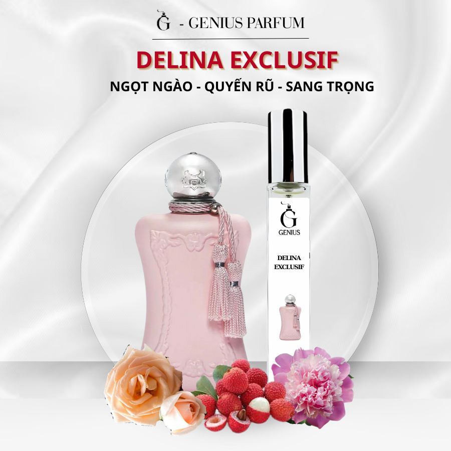 Nước Hoa Nữ Delina Exclusif | Valaya | Delina La Rose chai chiết 10ml 20ml Tinh tế, Nữ tính, Ngọt ngào, Quyến rũ