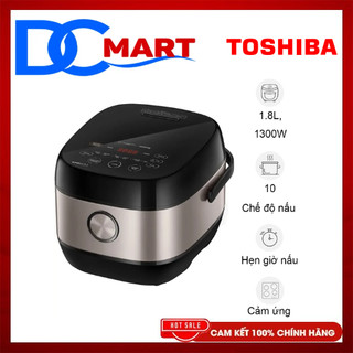 Nồi cơm cao tần Toshiba RC-18IX1PV 1.8 lít -Hàng Chính Hãng
