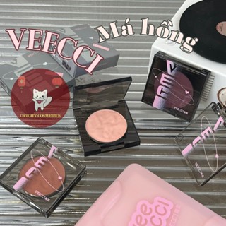 [VEECCI] Phấn Má Hồng VEECCI Đơn Sắc Mini Hoạ tiết Gợn Sóng Sweet Potato Blush 3g