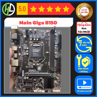 GIGa b150m-d2v zin đủ chặn giá rẻ tặng keo tản nhiệt