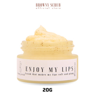 Tẩy tế bào chết môi ENJOY MY LIPS dưỡng môi mềm mịn 20g handmade