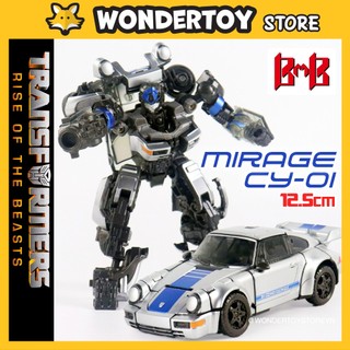 Mô hình transformers mirage cy-01 rotb robot biến hình xe porsche 12cm - hãng bmb