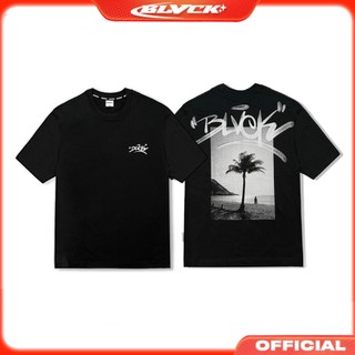 Áo thun tay lỡ " palm tree t-shirt " / blvck - cotton 2 chiều, form oversize, unisex.