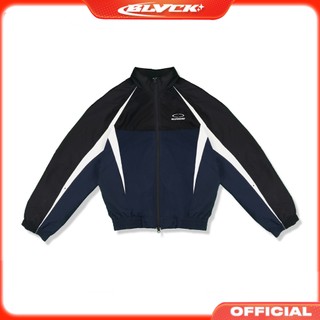 Áo khoác gió " tracksuit zip up jacket " / blvck - chất dù 2 lớp, form oversize, unisex.