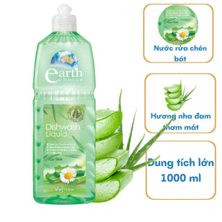 Nước rửa chén bát hữu cơ earth choice - 1 lít - nk úc