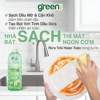 Nước rửa chén bát hữu cơ Earth Choice - 1 lít - NK Úc