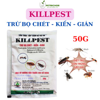 Bả kiến - Phòng trừ kiến - Diệt kiến - Diệt mối - Bọ chét- Cực tốt Killpest gói 50g