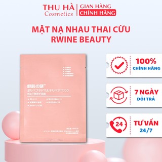 <Quà Tặng> 1 Miếng Mặt nạ nhau thai cừu Nhật Bản Rwine Beauty