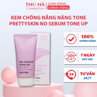Kem Chống Nắng Nâng Tone Kiềm Dầu No-Sebum Tone Up Prettyskin 70 ml
