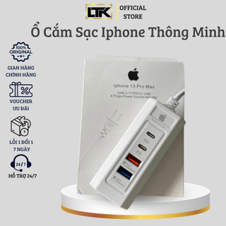Ổ Cắm Sạc Điện Thoại Iphone Tích Hợp Sẵn Hai Cổng Sạc PD An Toàn Tiện Lợi An Tâm Khi Sử Dụng (LeTuKe Store)