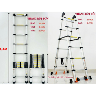 Thang Nhôm Rút (Thang đôi / Thang đơn)