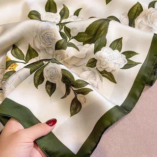 [KHĂN LỤA] Khăn Lụa Choàng Cổ Size Đại 90x180cm Chất Lụa Satin Mềm Mịn Mát