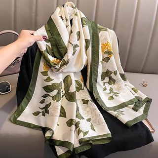 [KHĂN LỤA] Khăn Lụa Choàng Cổ Size Đại 90x180cm Chất Lụa Satin Mềm Mịn Mát
