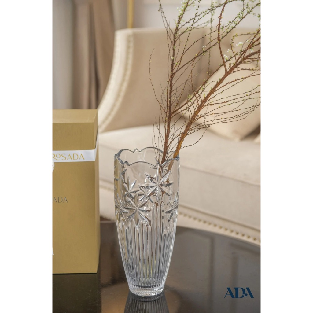 Lọ bom pha lê hoa thị 30cm