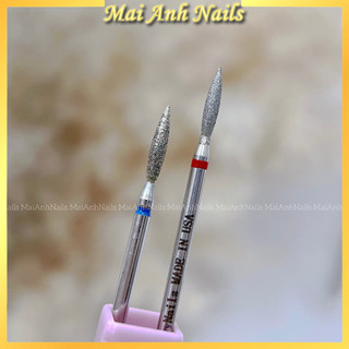 Đầu mài da flame 2 size made in usa maianhnails