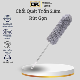 Chổi Quét Trần Nhà Rút Gọn Cán Dài 2.8M Quét Bụi Đa Năng Tiện Dụng (LeTuKe Store)