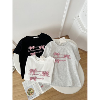 Áo babytee nơ hồng onething 9960