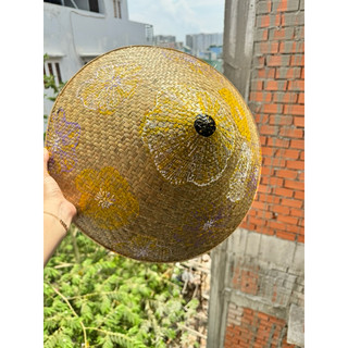 Nón cỏ bàng vẽ - Nón lá 40cm