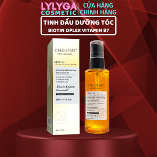 Tinh dầu dưỡng tóc Biotin Oplex Vitamin B7 CHEKHAI 70ml Serum phục hồi dưỡng tóc uốn, nhuộm, tóc hư tổn khô xơ TD11