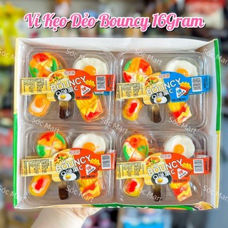💛 Vỉ Kẹo Dẻo Bữa Sáng Pizza - Coca Bouncy 16Gram 💛