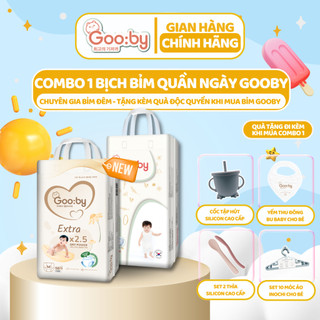 Tã/bỉm quần Gooby mềm mại, an toàn, siêu thấm hút size M/L/XL/XXL cho bé từ 9kg - 20kg
