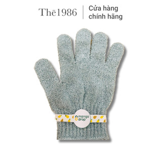 Găng tay tắm tẩy da chết Mango Drop dày dăn, tiện dụng - The 1986