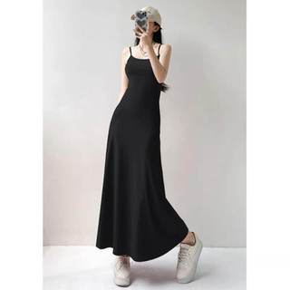 Váy 2 dây body tăm gân dáng dài phong cách CHANGSTORE - V32