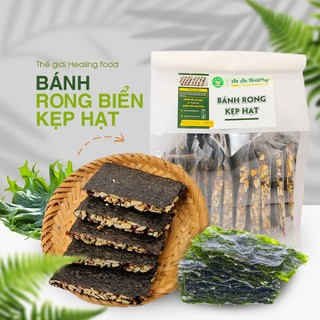 Snack Rong Biển Kẹp Hạt dinh dưỡng thích hợp Ăn Kiêng, Giảm Cân