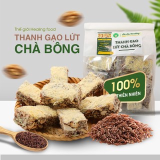 Thanh Gạo Lứt Mix Hạt kèm chà bông thơm ngon - Snack Ăn Kiêng, Giảm Cân