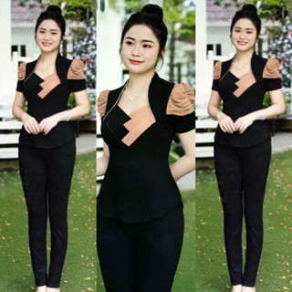 H25 Set Bộ thun xốp nhật mặc đi làm đi tiệc đi chơi sang trọng 40-75ký