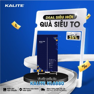 Tủ sấy quần áo 2 tầng Kalite KL6880 công suất 900W sấy 10-15kg quần áo, công nghệ sấy khô tĩnh học giảm nhăn, diệt khuẩn