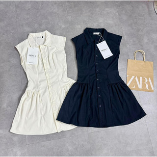 Váy xoè cúc dọc