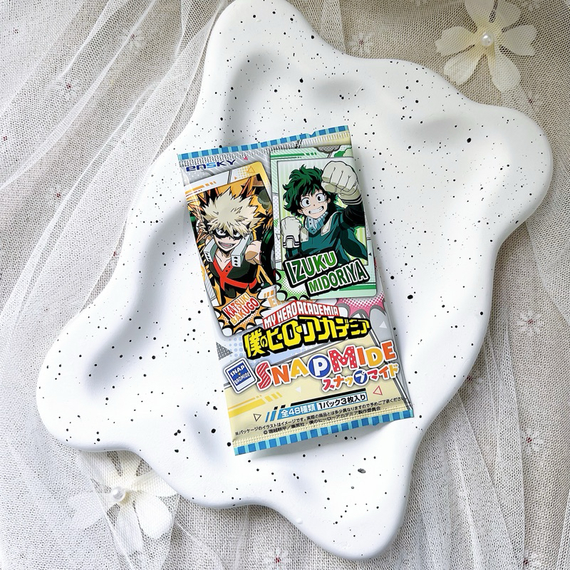 [SẴN-SUMMER 95’] Pack snapmide card thẻ nhân phẩm My Hero Academia Học Viện Anh Hùng vol.1 chính hãn