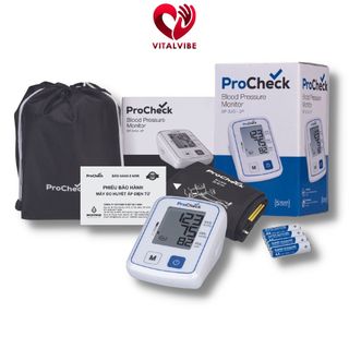 Máy đo huyết áp, nhịp tim tự động ProCheck 3UG1-2P với 1 nút bấm có cảnh báo rối loạn nhịp tim PAD