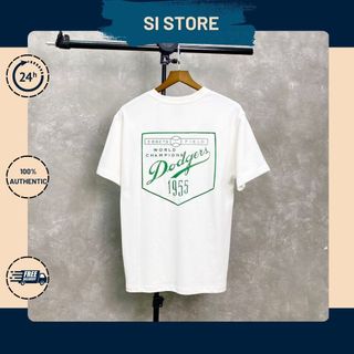 Áo thun tee new era dodgers 1955 green - white - 120046145