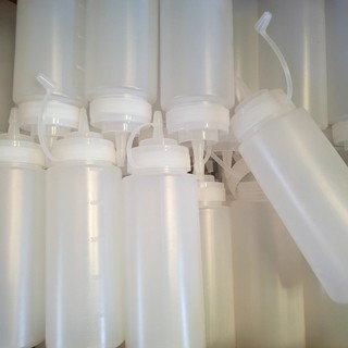 Bình đựng nước sốt 500ml bằng nhựa , bình xịt đựng tương ớt, sốt cà , nước tương, nước mắm