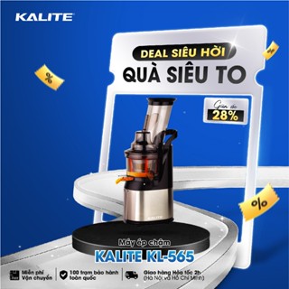 Máy ép chậm Kalite KL-565 công suất 240W ép trái cây nguyên quả, ép rau củ quả kiệt bã kèm lưới làm kem