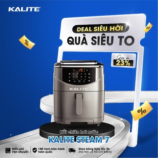Nồi chiên hơi nước Kalite Steam 7 1700W dung tích 7L chiên hấp 2in1 hàng chính hãng