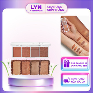   Tặng cọ  Bảng phấn mắt tone nâu cực trendy e.l.f ELF Bite Size eyeshadow palette màu Pumpkin pie 