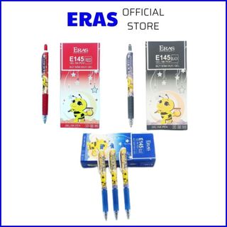 Hộp 12 bút gel bấm ngòi 0.5mm eras e145